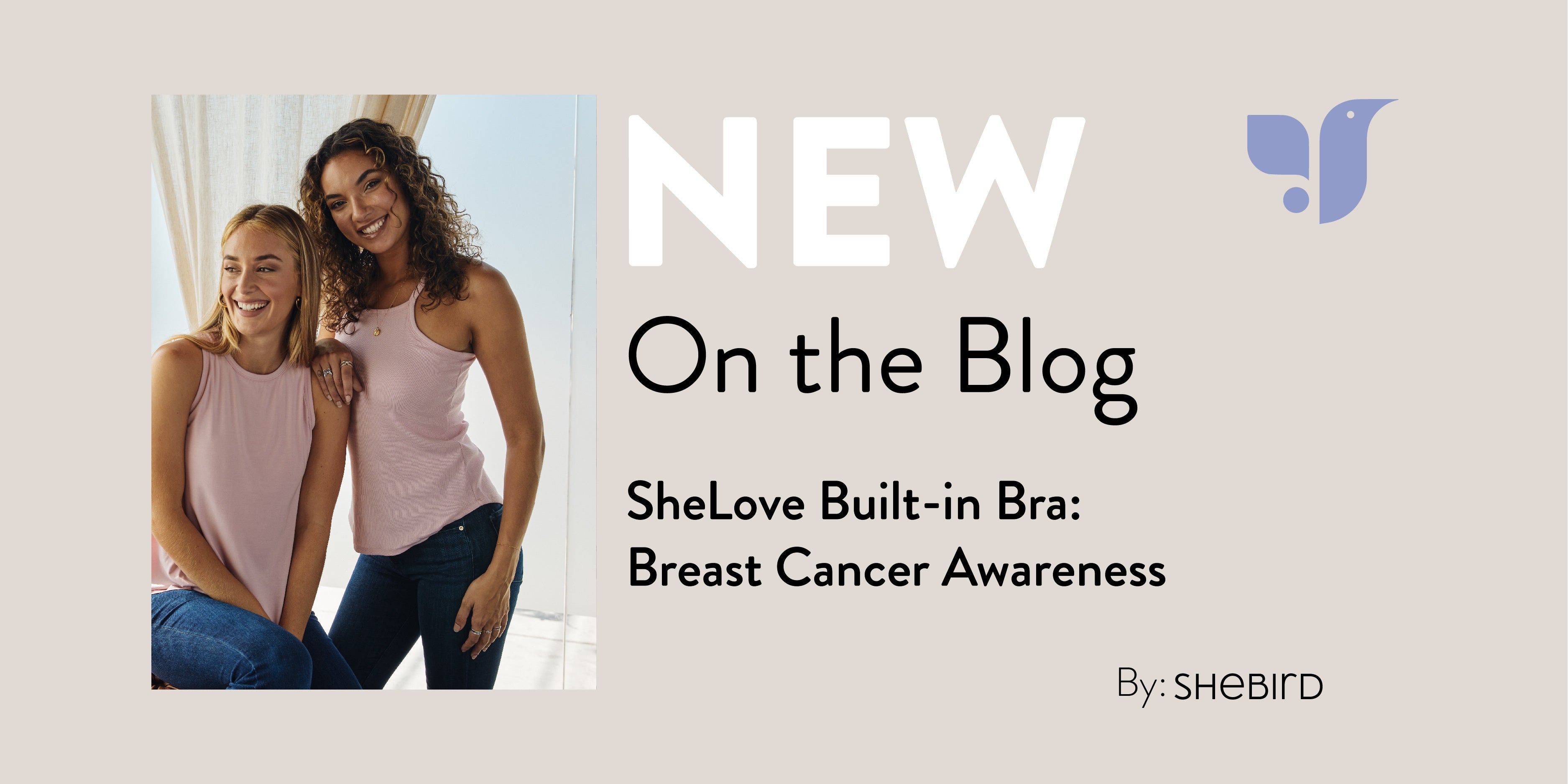 SheLove Built-in Bra: Breast Cancer Awareness