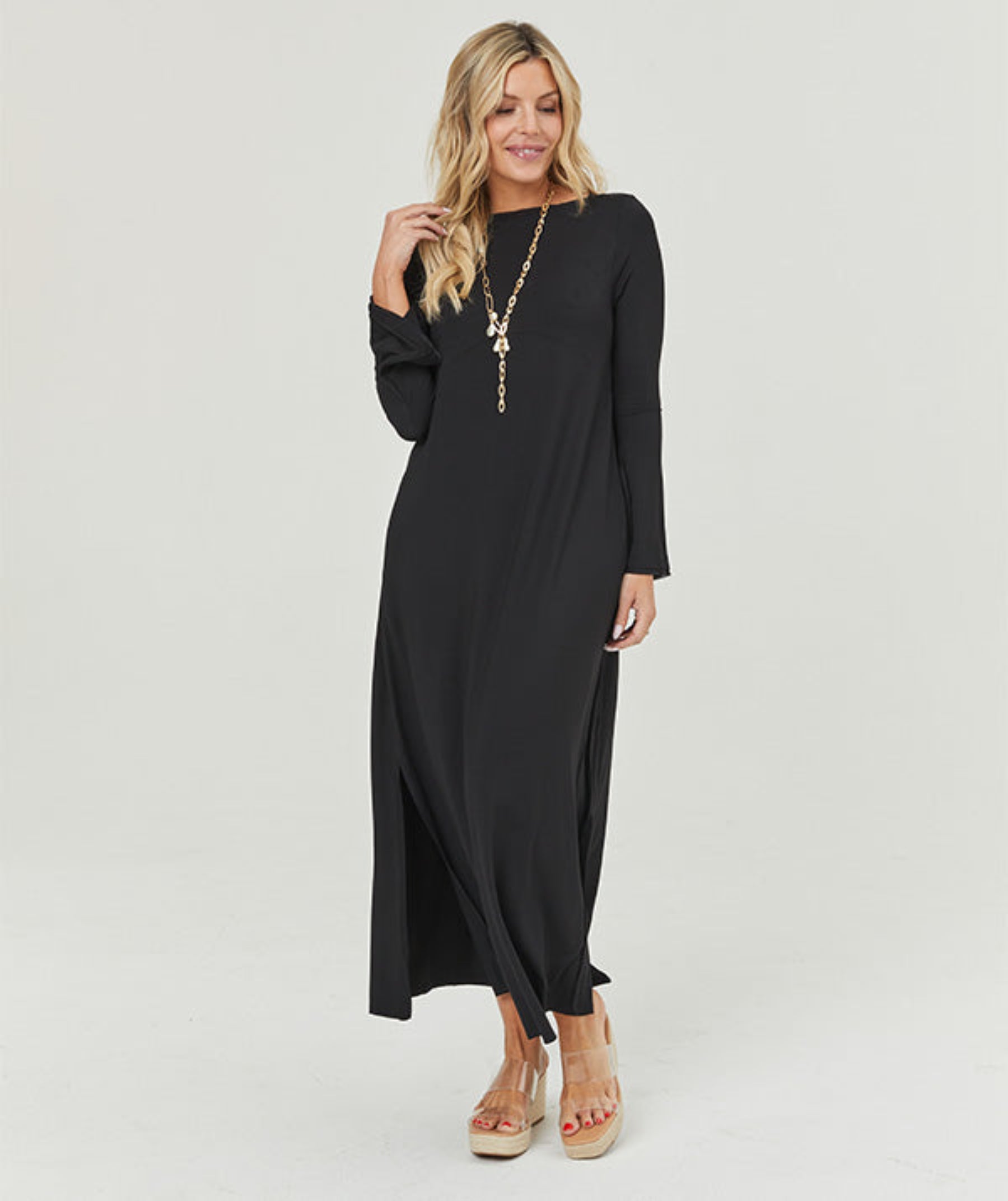 Model is 5’7, wears bra size 32C, SheBird size 2 | Jet Black #color_jet black