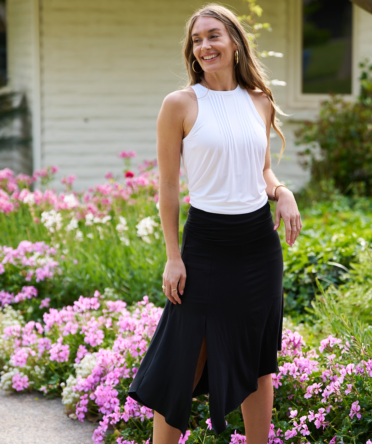 Model is 5'8 and is wearing a SheBird size 2 (bra size 32C) | White #Color_White