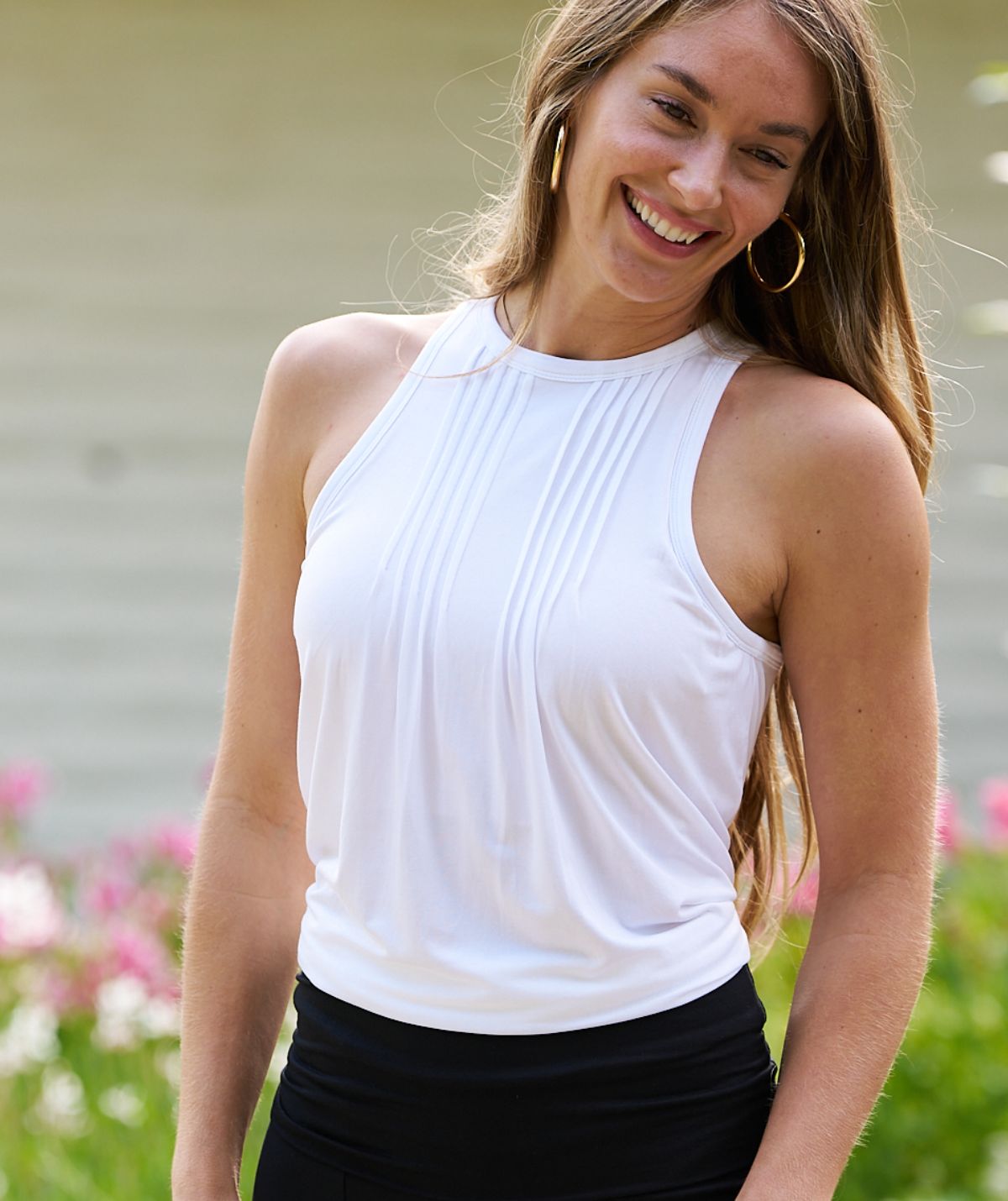 Model is 5'8 and is wearing a SheBird size 2 (bra size 32C) | White #Color_White