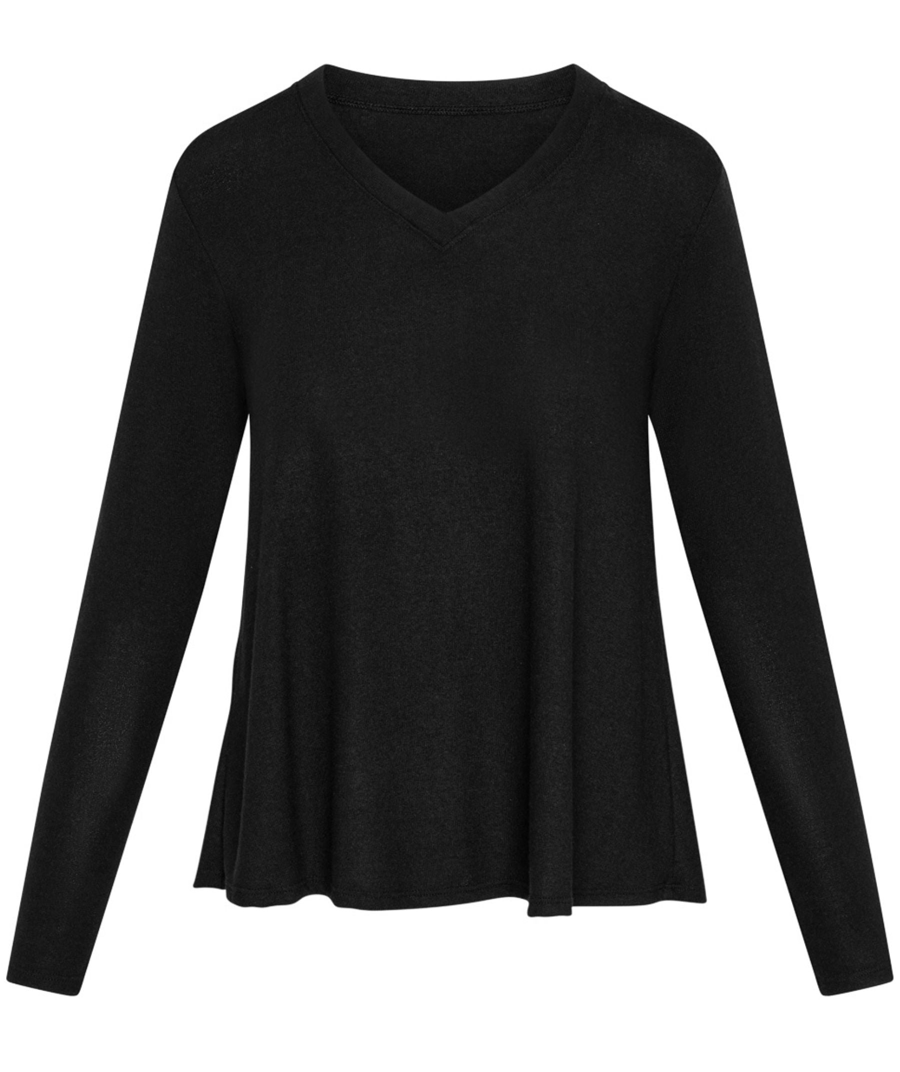 CashSoft V-Neck Long Sleeve