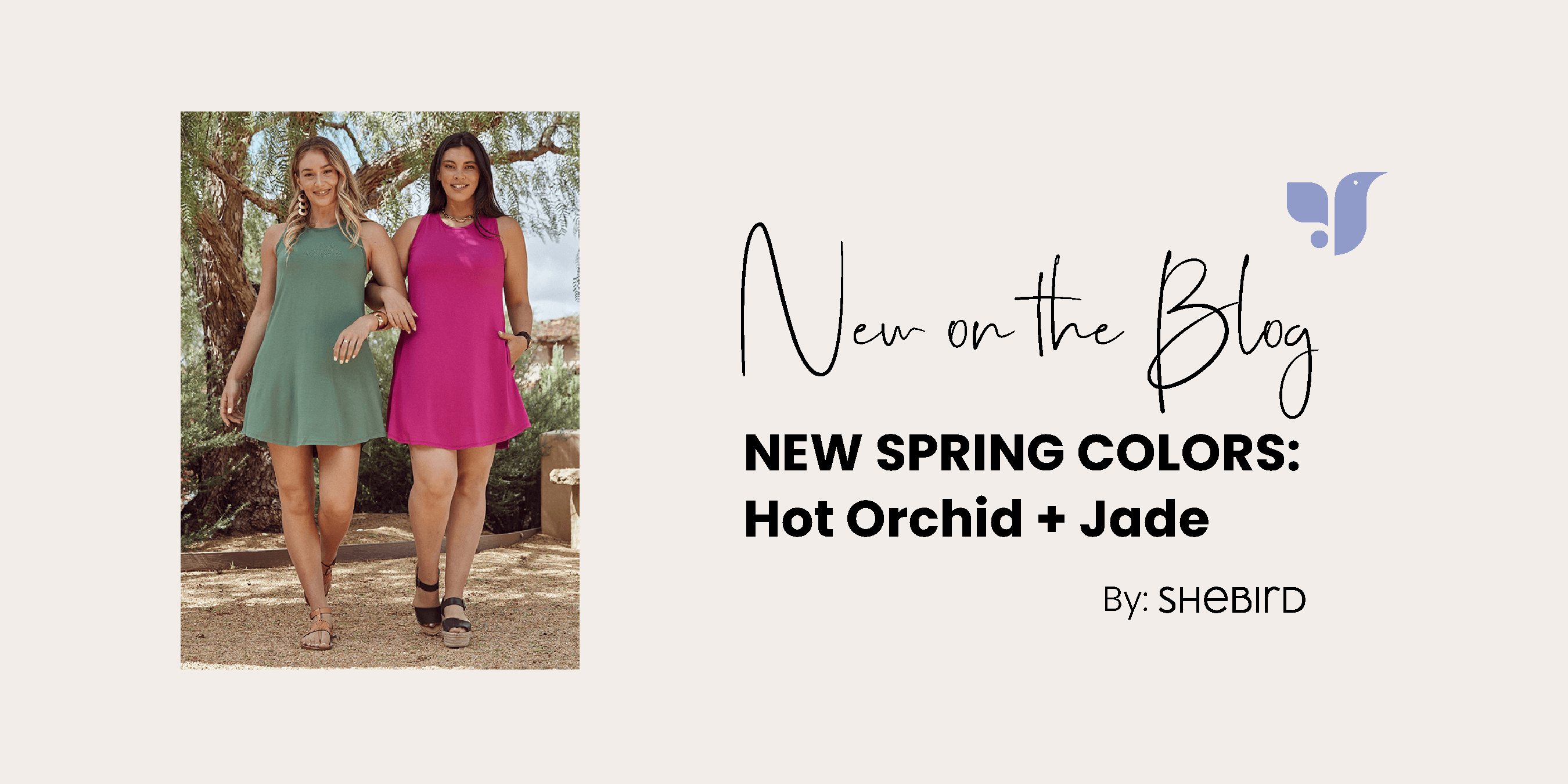 New Dress Colors: Hot Orchid + Jade - SheBird 