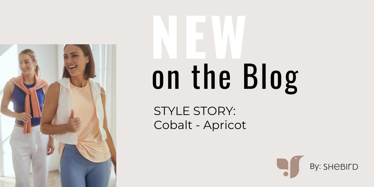 STYLE STORY: Apricot - Cobalt - White