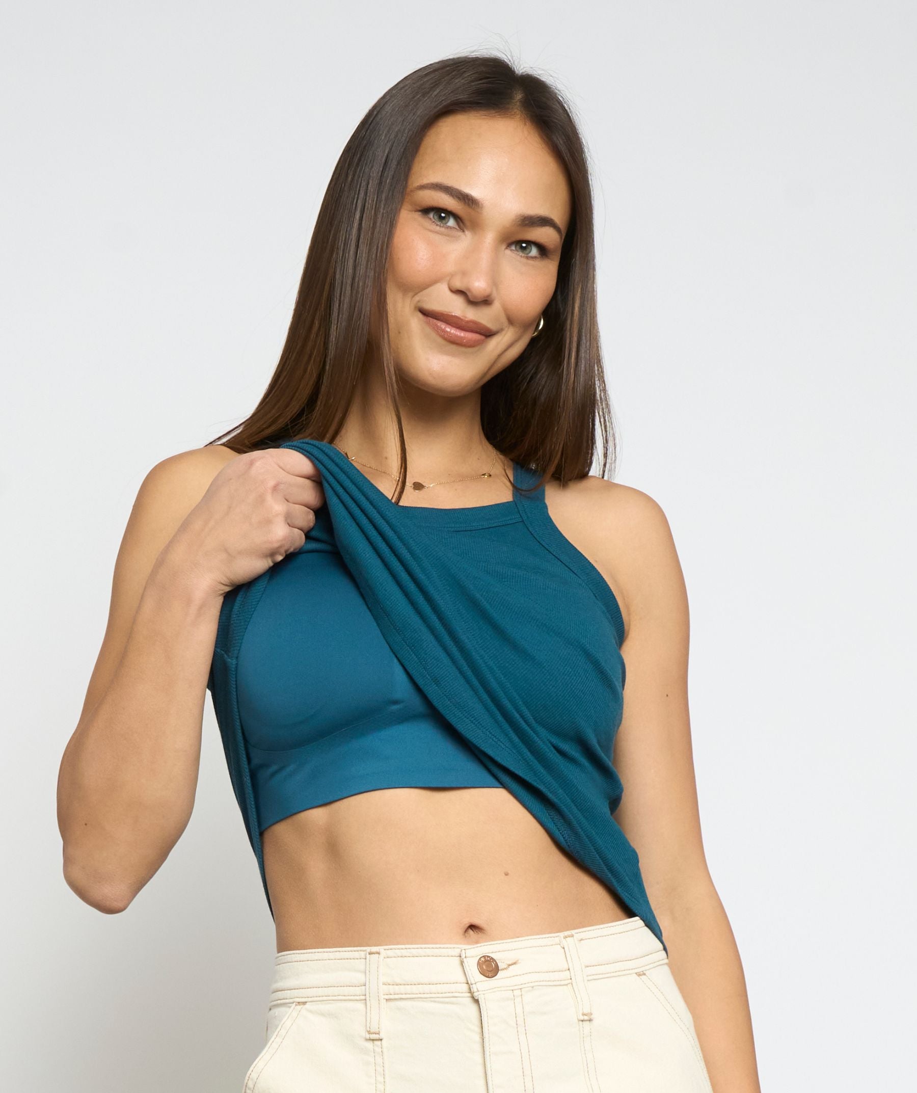 Fly Free Ribbed Bra Cami