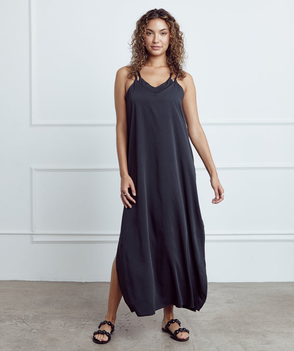 Shebird Tunic Tank Dress with Built in Bra Terra Cotta Pockets